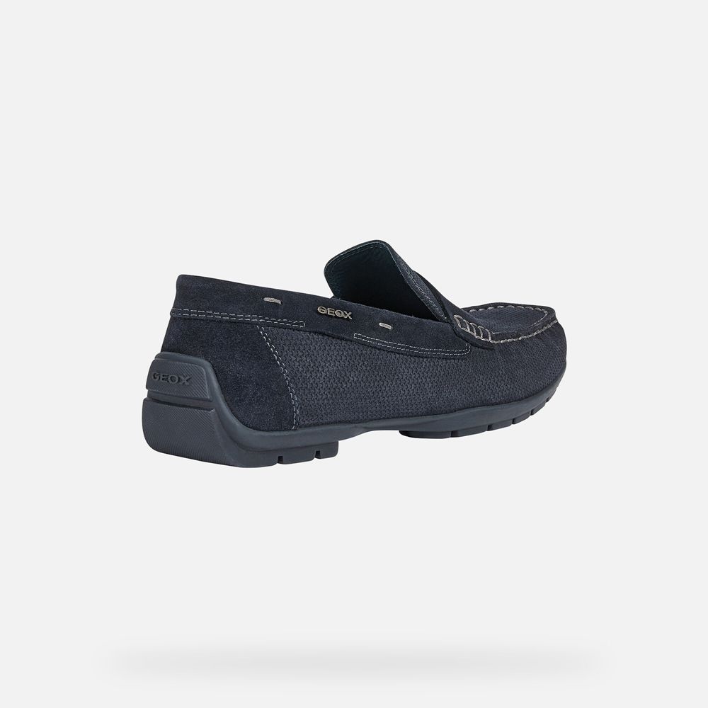 Geox Erkek Loafers Lacivert - Moner 2Fit - USF-735142